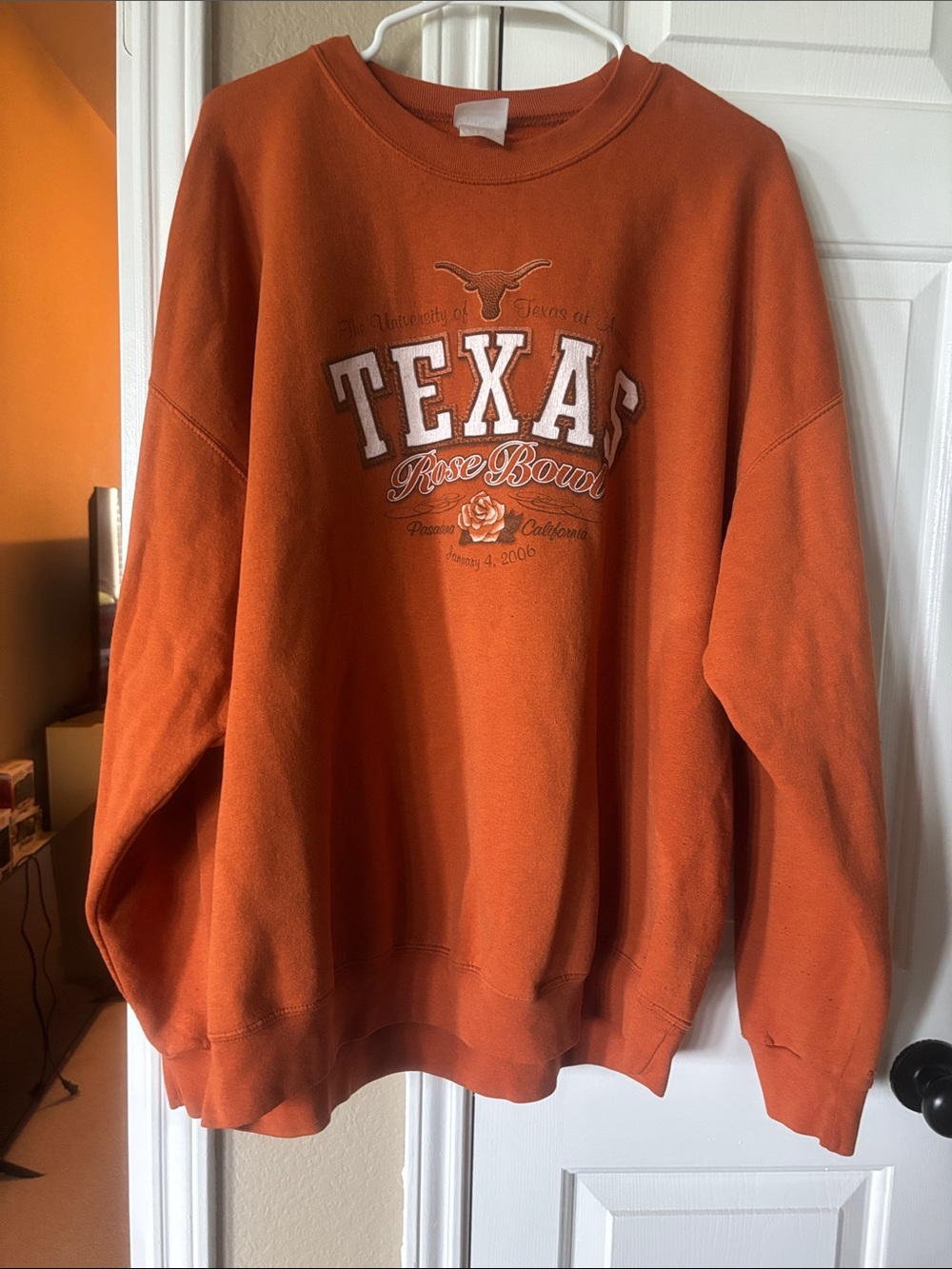 Texas Rose Bowl Orange Crewneck Sweatshirt